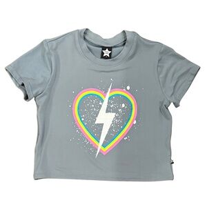 Pixielane grey Unicorn t-shirt girls size 5 brand new never worn